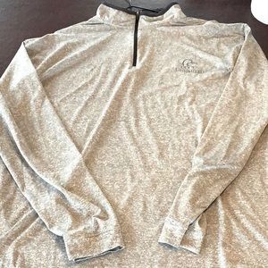light weight, quarter zip, ducks unlimited, XXL like new.